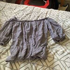 old navy shoulder-less top